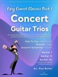 Concert Guitar Trios - Book 1 Guitar and Fretted sheet music cover